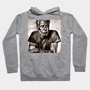 Anthony Bourdain Travel Tee Hoodie